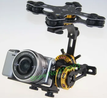 DYS 3 Axis Gimbal Control Mount Kit + 3pcs 4108 Brushless Motor For Sony NEX ILDC Camera Photography FPV