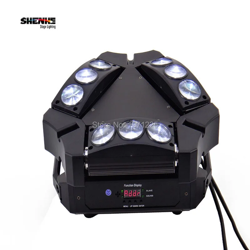 Mini CREE MINI LED 9x10W Led Spider Light RGBW 16/48CH DMX Stage Lights Dj Led Spider Moving Head Beam Light
