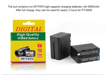 Tolifo PH-680S LED Video Studio Light DSLR Camera Fotografia Lamp w/ 2.4G Remote Control+Battery Pack+Battery Chargers P0021553
