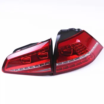 VW Golf MK7 Taillights Waterproof Flashing Led Tail Lamp VW GTI Brake Lights Turn Signals Led Light 5G0945207 5G0945208