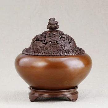 Copper Xinxiang incense burner incense utensil decoration Temple