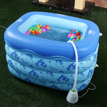 Promotion Thicker Version Deluxe Edition Baby Swimming Pool Inflatable Play Water Pool Children's Play Game Pool