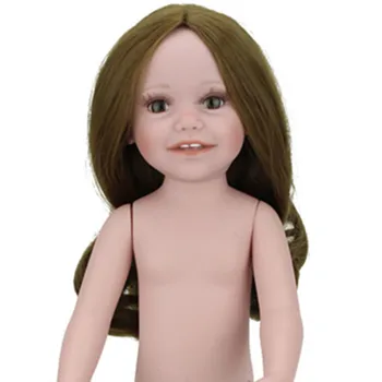 American Girl Dolls New Silicone Reborn Dolls Naked Doll 45cm,Lifelike Baby Reborn Realistic Naked Newborn Toys for Children