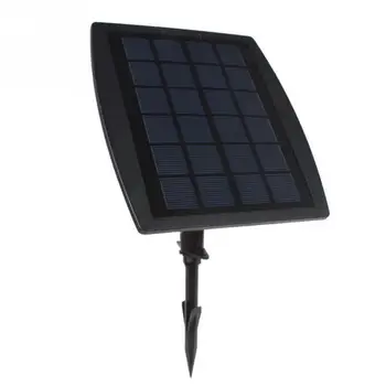 Solar Panel Powered 3 Holder 18 LED Bulb White Waterproof Outdoor Garden Light Landscape Lamp Yard Lawn Path Light Spotlight
