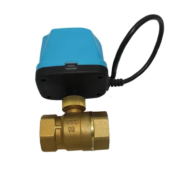 DN25 2 way motorized ball valve electric ball valve motorized valve electric thermal actuator manifold radiator heating vavle