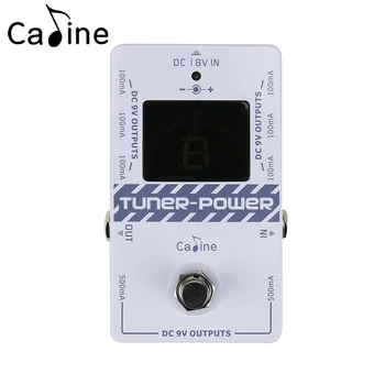 Caline CP-09 Tuner-Power Tuner Power 2 in 1 Guitar Effect Power Supply Eight Isolated Outputs Multifunction