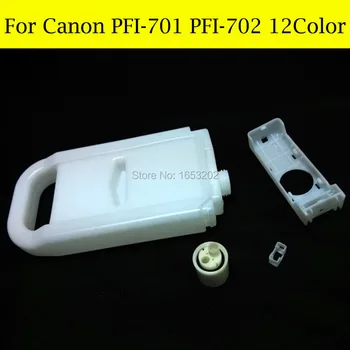 HOT Selling!! 12 Pieces 700ML Refillable Ink Cartridge For Canon PFI-701 PFI-702 For CANON iPF8100 iPF9100 IPF81 IPF9110 Printer