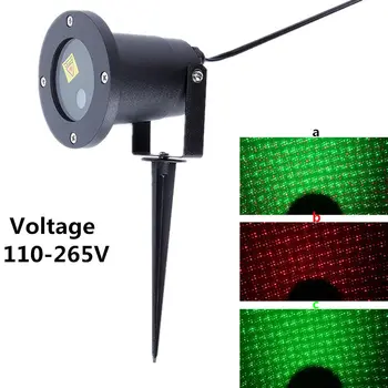 Outdoor IP65 RG Waterproof Christmas Laser Light Star Projector Red Green Landscape Light Garden Lamp
