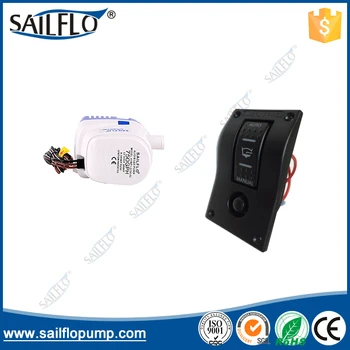 Sailflo 12V 750GPH automatic bilge pump & 1P HY-AB1-4 12V/24V on off marine CAR caring rocker switch small panel