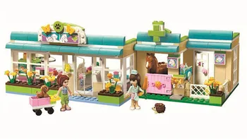 BELA 10169 Building Blocks Friends Heartlake Pet Hospital Assemble Educational Bricks Toys for Girls Compatible with lepin