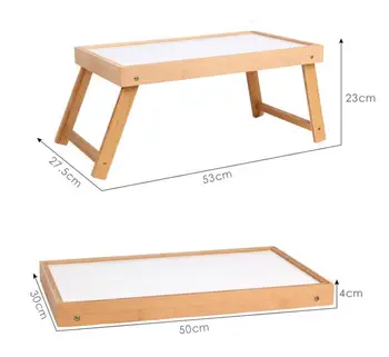 Adjustable Computer Desk Wooden Portable Laptop Folding Table Foldable Laptop Desk Computer Notebook Stand On Bed table SE21