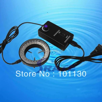 Purple Light Circular Fluorescent Lamps 60 LED Ring Lamp fo Stereo Biological Zoom Microscope Parts with Adapter 220V or 110V