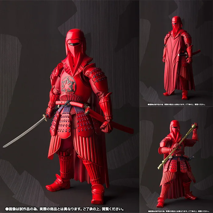 Star Wars Ashigaru Red Akazonae Koyal Guard PVC Action Figure Collectible Model Toy 17cm
