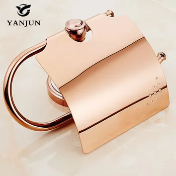 Yanjun Wall Mounted Toilet Paper Roll Holder With Flap Paper Towel Holder Accessories For Bathroom YJ-8837