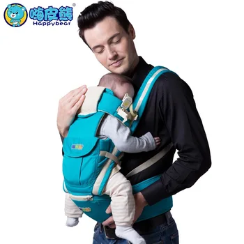 HappyBear Multifunction Baby Carrier Backpack Breathable Cotton Sling For Baby Chicco Wrap Rider Canvas Front Backpack