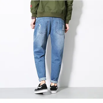 2016 new Brand Jeans Straight New Fashion Top quality High Grade Slim jeans Straight Retro men Denim jeans