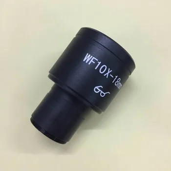 Biologocal Microscope High Eye Point Relief Eyepiece Reticle WF10X Wide Field Eyepiece Lens 23.2mm 1 PC