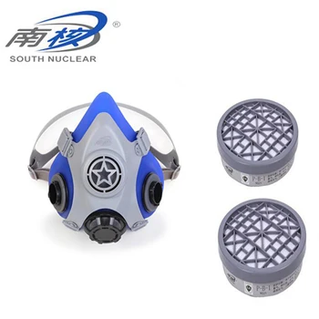 SOUTH NUCLEAR 8009+9021 Half Facepiece Reusable Respirator Mask Anti Inorganic gases or vapors Mask 3 Items for 1 set YG004