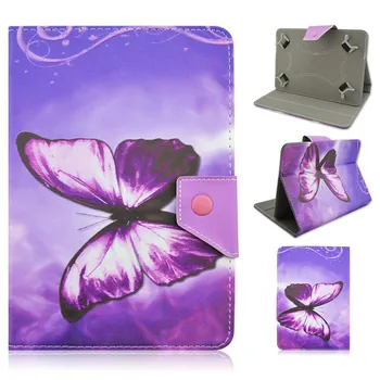 Fashion butterfly PU Leather Cover Case For Lenovo thinkpad 10 10.1 inch Universal Tablet For 10 10.1