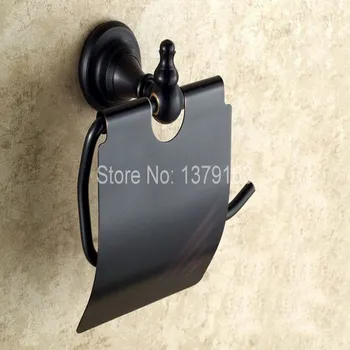 Bathroom Accessories Black Oil Rubbed Brass Wall Mounted Toilet Paper Roll Holder Bathroom Fitting aba824
