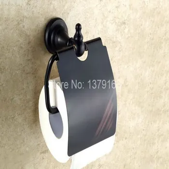 Bathroom Accessories Black Oil Rubbed Brass Wall Mounted Toilet Paper Roll Holder Bathroom Fitting aba824