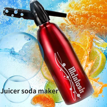 1L Sodastream Bar tools DIY Soda maker Cool Drink Soda Siphon Aluminum Soda dispenser Party Barware Soda Charger