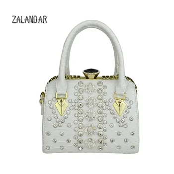 Ladies handbags Diamonds Women Bag luxury handbags women bags Bride Tote Bag Women Handbag Brand shoulder bag bolsa ZALANDAR