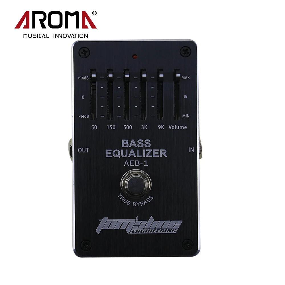 New Aroma AEB-1 Effect Pedal Bass 5-band EQ Exclusive For Electric Bass