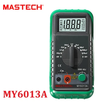 MASTECH MY6013A Multimeter Capacitor Tester Tecrep Portable Digital Capacitance Meter 200pF-20mF Electrical Test Diagnostic-tool