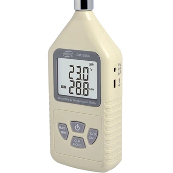 Digital LCD Thermometer Hygrometer Handheld Industrial Temperature Humidity Meter Factory Air Condition C/F Thermo-hygrometer