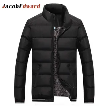 Winter Men's Coat 2017 Man's Parka Casual Brand-Clothing Long Sleeve Slim Fit Parka Homme Thick Warm Jacket Coats