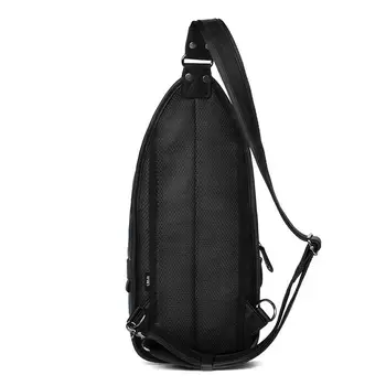UIYI Fashion Brand Handbag Men PU Leather Chest Pack Bag Crossbody Shoulder Sling Bags Men Blue Rucksacks For Teenagers 150095