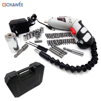 Mini Torque Electric Screwdriver Rechargeable Drill Cordless Battery Powered Screwdrivers 220V Screw Driver Household DIY Tool