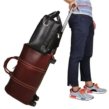 Nesitu Black/Coffee Large Capacity Genuine Leather Men Messenger Bags Briefcase Portfolio 14'' Laptop Business Travel Bag #M7319