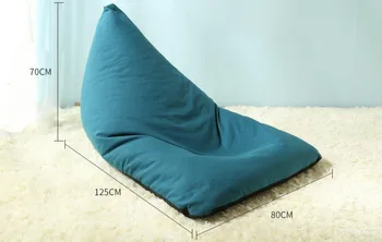 2016  lazy sofa single small bedroom sofa chair fashional triangle boat style lazy beanbag tatami bed