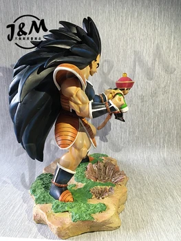MODEL FANS Dragon Ball Z 25cm Raditz Son Gohan gk resin figure toy for Collection