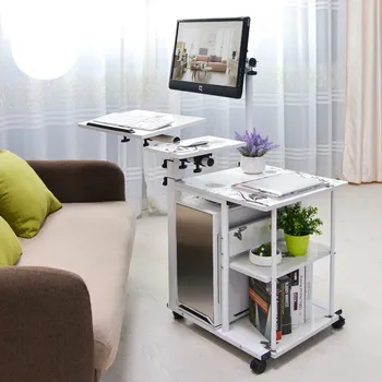 Hot selling fashion simple hanging bedside desk lazy PC desk household storage desk home office desk furniture