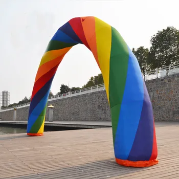 32ft= 10M inflatable Rainbow arch for Advertisement