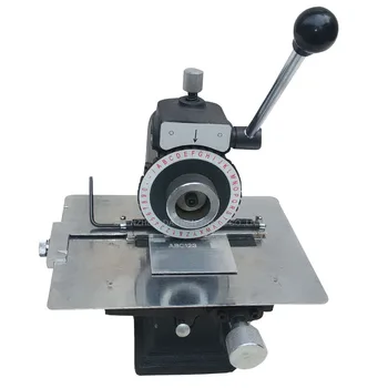 Manual Nameplate Marking Machine manual semi-automatic pressure plate smashing card embossing machine tool plotter