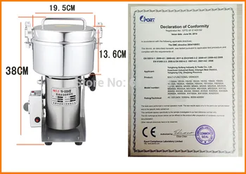 3pcs/lot 1000g swing grinder / tea grinder/spice grinder/small powder mill, high speed, power 3100w