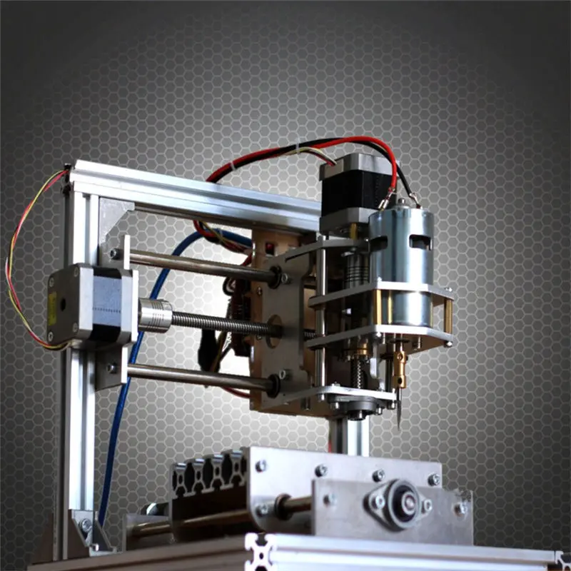 DIY 3 Axis Engraver Machine PCB Milling Wood Carving Engraving Router Kit CNC 250x240x240mm