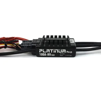 F17832 Hobbywing Platinum HV V3 100A 5-12S Lipo No BEC Speed Controller Brushless ESC for RC Drone Helicopter
