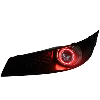 EeMrke LED Angel Eye DRL For Subaru Legacy Halogen Fog Light H11 55W Daytime Running Lights