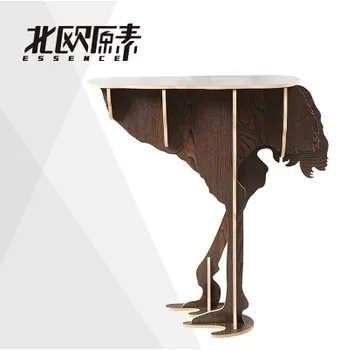 New product / furniture / Home Furnishing ostrich sidetable style decoration 80*40*60cm