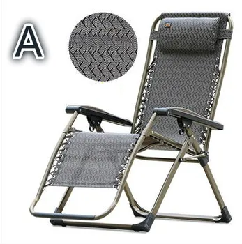 Outdoor folding portable chair lunch nap household leisure beach chair backrest chair