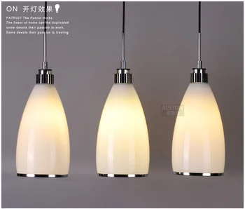 Contemporary and contracted pendant lamp ZZP52 pendant lightiS Droplight three Straight Platoon meals