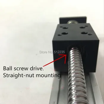 High Precision CNC SGX 1204 Ballscrew Sliding Table effective stroke 900mm+1pc nema 23 stepper motor XYZ axis Linear motion