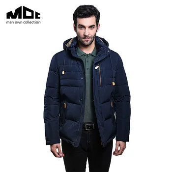 Plus Size Man Cotton Coat Full Sleeve Pure Color Pockets Thicken Clothing With Drawstring Cap Leisure Male Windbreaker Parkas
