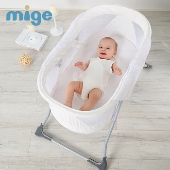 Baby crib multi-functional portable environmental folding bed handy with mosquito nets children's bed