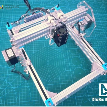 Benbox 445nm 2500 mW 2.5 W DIY Mini Laser engraving grabado cutting machine Laser Print 17 X 22 cm